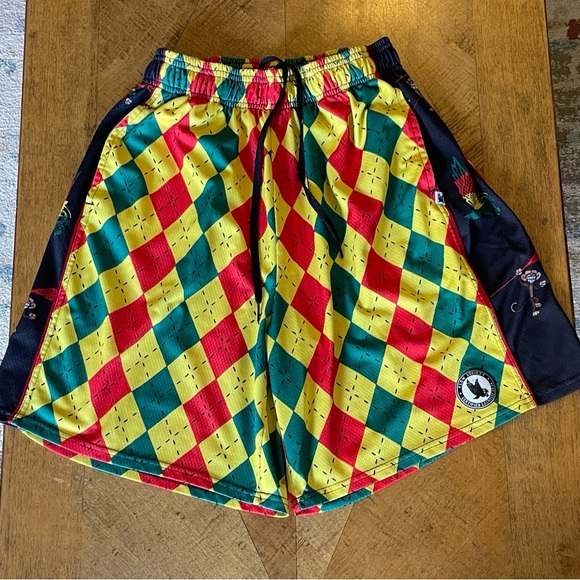 Vibrant Patterned Men's Athletic Shorts Lacrosse - Picture 1 of 8